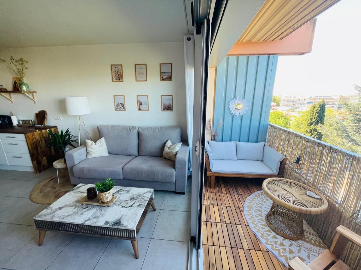 Appart' T2 Cosy Balcon Parking - 200M De La Mer Daire Argelès-sur-Mer Dış mekan fotoğraf