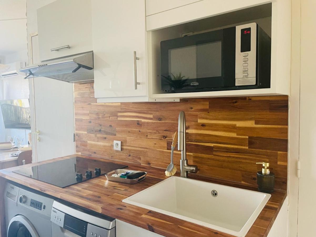 Appart' T2 Cosy Balcon Parking - 200M De La Mer Daire Argelès-sur-Mer Dış mekan fotoğraf