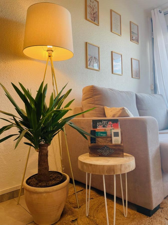 Appart' T2 Cosy Balcon Parking - 200M De La Mer Daire Argelès-sur-Mer Dış mekan fotoğraf